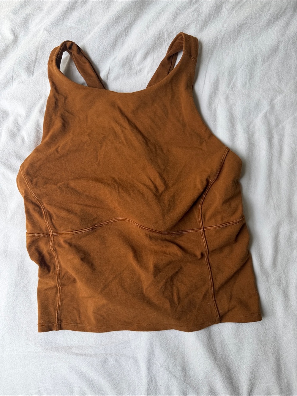 Lululemon Rust align high neck Tank Top